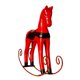 thumbnail image 5 of Mini caballo mecedora de madera para ni?os escritorio adorno rojo, 5 of 5