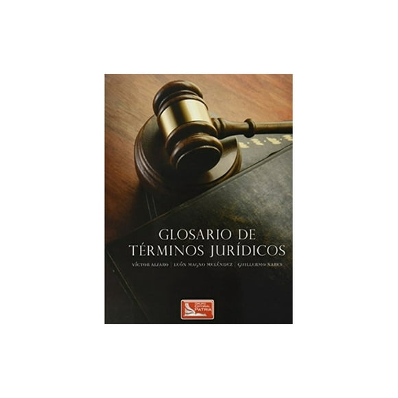 Libro Glosario De Términos Jurídicos. Envio Gratis