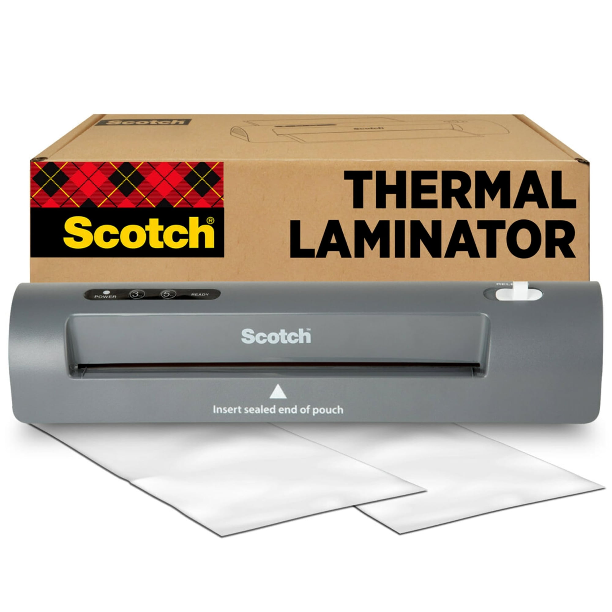 Laminador Térmico Scotch Tl901x Gris Para El Hogar, La Oficina, La Escuela