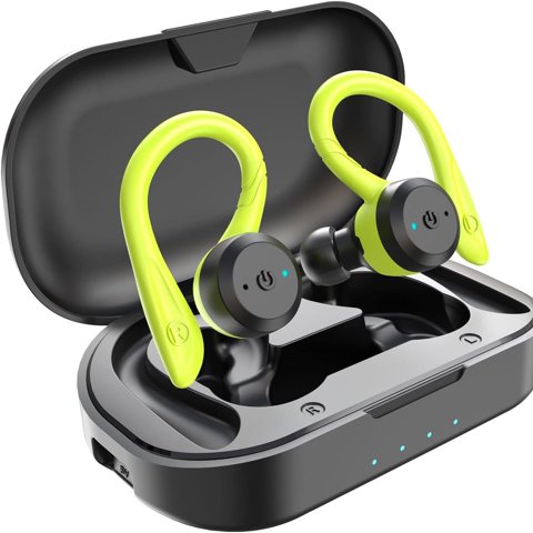 Aaronmei Auriculares Inalámbricos Verde