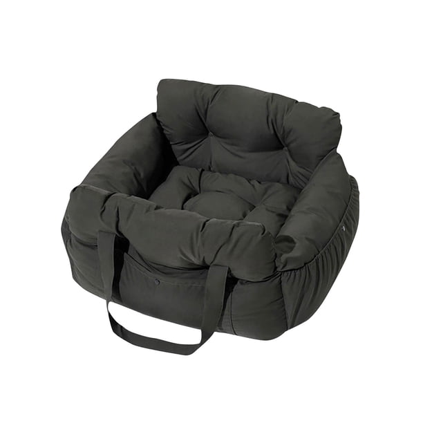 Asiento para perros para el automóvil para perros pequeños, cama multifuncional para mascotas para el automóvil, fácil instalación, transportador port Verde y M