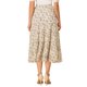 thumbnail image 3 of INSPIRE CHIC Falda Floral de Mujer con Volantes en Capas de Chifón A-Line Maxi Falda Blanca A XS, 3 of 7