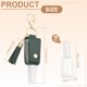 thumbnail image 2 of Botellas de spray vacías de viaje con soportes de bolsa de cuero, botellas recargables a prueba de fugas de 30ml, contenedores portátiles de jabón de mano, 2 of 7