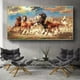 thumbnail image 2 of 1pc Frameless Animal Art Running Horses Canvas Painting, Wall Pictures For Living Room Decor Modern Abstract Art Prints Posters, No Frame, 2 of 4