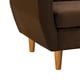thumbnail image 3 of Sofa Bote 1c Felpa 04 Chocolate, 3 of 6
