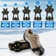 thumbnail image 4 of Tacos de hielo AGOOL, tacos de tracción para nieve, crampones para zapatos y botas, 4 of 9