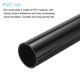 thumbnail image 4 of Uxcell Tubo Redondo Rígido Negro 1.77 x 1.97"(ID*OD) Alta Resistencia para Tubería de Agua Artesanías Funda de Cable, 4 of 7