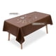 thumbnail image 4 of Mantel De Hule Mesa Rectangular Diseño Liso 140x180cm marron 0, 4 of 4
