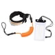 thumbnail image 5 of Leash Para Tabla De Surf SUPs De Surf De 5 Pies Cuerda De Pierna Enrollada Y Bolsa Seca Para Teléfono Naranja, 5 of 5