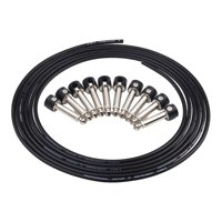 Bothyi - Juego De Cables De Conexión Para Pedal De Guitarra Sin Soldadura, Cable Flexible De 3 Metros Y 10 Pies Para Bajo