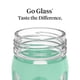 thumbnail image 3 of Botella de vidrio Lifefactory 355 ml con tapa abatible, color menta, 3 of 8