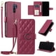 thumbnail image 1 of Funda tipo billetera FOXDOCK para Xiaomi Redmi 9 – Tapa abatible con correa para mujer, 1 of 5