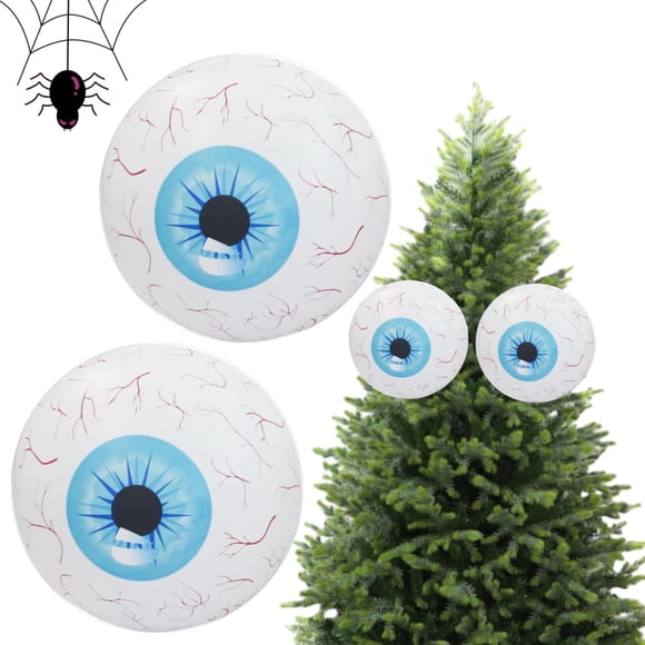 Globos inflables GKWW para Halloween, 2 unidades, 60 cm, LED, color azul
