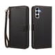 thumbnail image 1 of Funda Tipo Billetera para samsung galaxy A34 5G con Soporte y Bolsillo con Cierre Negro, 1 of 1