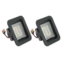 Magideal - 2 Piezas De Lámpara Led De Matrícula V, Sin Errores, Luces Traseras Para Automóviles, La Adaptaciónción A , Luces Traseras De Matrícula,