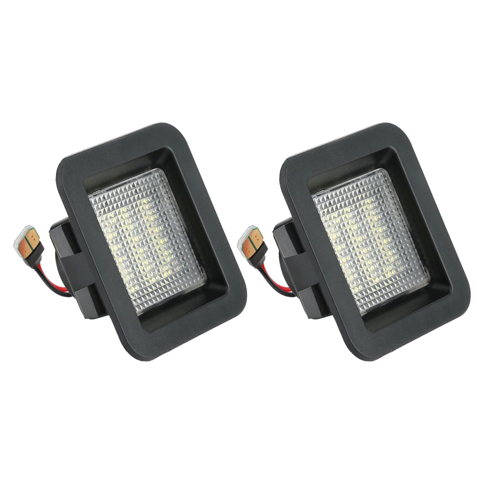Magideal - 2 Piezas De Lámpara Led De Matrícula V, Sin Errores, Luces Traseras Para Automóviles, La Adaptaciónción A , Luces Traseras De Matrícula,