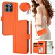 thumbnail image 2 of Funda Tipo Libro para Motorola Moto G47, Tapa con Imán, Naranja, 2 of 6