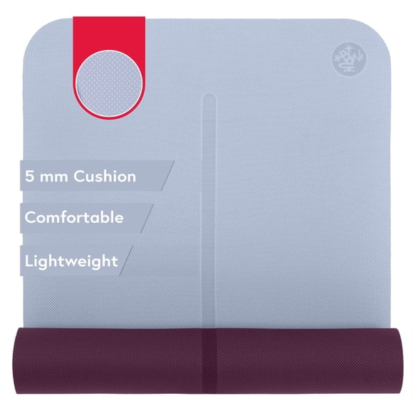 Colchoneta de Ejercicio Manduka Begin 173x61 cm Almohadilla de 5 mm Lavanda