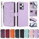 thumbnail image 3 of Funda Cartera Mariposa para [Xiaomi Redmi Note 12 Pro Plus] con Soporte y Cremallera Morado claro, 3 of 6