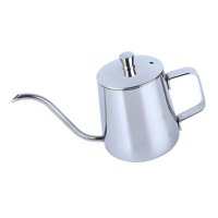 Magideal - Hervidor De De Material Acero Inoxidable Con Tapa Hervidor De Agua Goteo Hervidor De Y Estrecho Cafetera Cafetera Para Oficina
