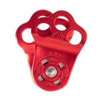 Magideal - Polea De Escalada Polea Simple Polea De Enganche Liviana Polea De Rodamiento Para Deportes De Escalada De Montaña Arboristía Equipo De Espeleología Rojo