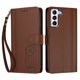 thumbnail image 3 of Funda Cartera Trébol para Samsung Galaxy S21 con Ranuras Tarjetas y Carga Inalámbrica Marrón, 3 of 6