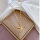 thumbnail image 3 of Collar Colibrí Cadena En Acero Inoxidable - Bañado Oro 18k, 3 of 3