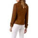thumbnail image 4 of INSPIRE CHIC Abrigo de Invierno de Lana Peinada para Mujer con Solapa de Muesca y Doble Botonadura M Marrón Oscuro, 4 of 7