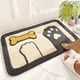thumbnail image 2 of 1pc Cute Cat Paw Fish Non-Slip Bath Mat - Soft and Absorbent Premium Bath Rug for Bathroom Floor, Sink, Bathtub, and Shower Room, 2 of 4