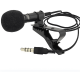thumbnail image 1 of Microfono manos libres clip celular gamer blogger Negro, 1 of 3