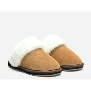 Pantuflas Sharo Classic Leather Comfort Piel De Oveja Unisex