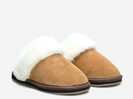 Pantuflas Sharo Classic Leather Comfort Piel De Oveja Unisex