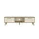 thumbnail image 2 of Rack Tv 65" 2 Puertas 160X43X35 Cm Cafe Claro Y Beige, 2 of 6