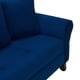 thumbnail image 4 of Sofa Lua 3C Felpa 20 Azul Marino, 4 of 6
