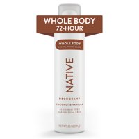 Desodorante En Aerosol Native Whole Body, 72 Horas, Protección Contra Olores