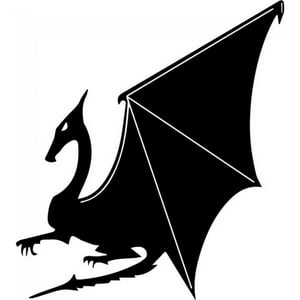 Rienda Libre Graphics - Decomural Large Dragon Fantasy Monster Ws-32597
