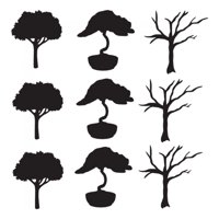 Rienda Libre Graphics - Decomural Trees Plants Set Ws-33282