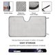 thumbnail image 3 of Kylian Mbappé Parasol para Parabrisas Delantero Protector Plegable, Visera Solar para Auto Bloquea Rayos UV Mantiene tu Vehículo Fresco 130cm*70cm, 3 of 6
