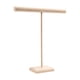 thumbnail image 5 of Soporte para presentación de joyería en forma de T, soporte para collar, escaparate de madera portátil, soporte para presentación de joyería de escrit 245 cm x 275 cm, 5 of 5