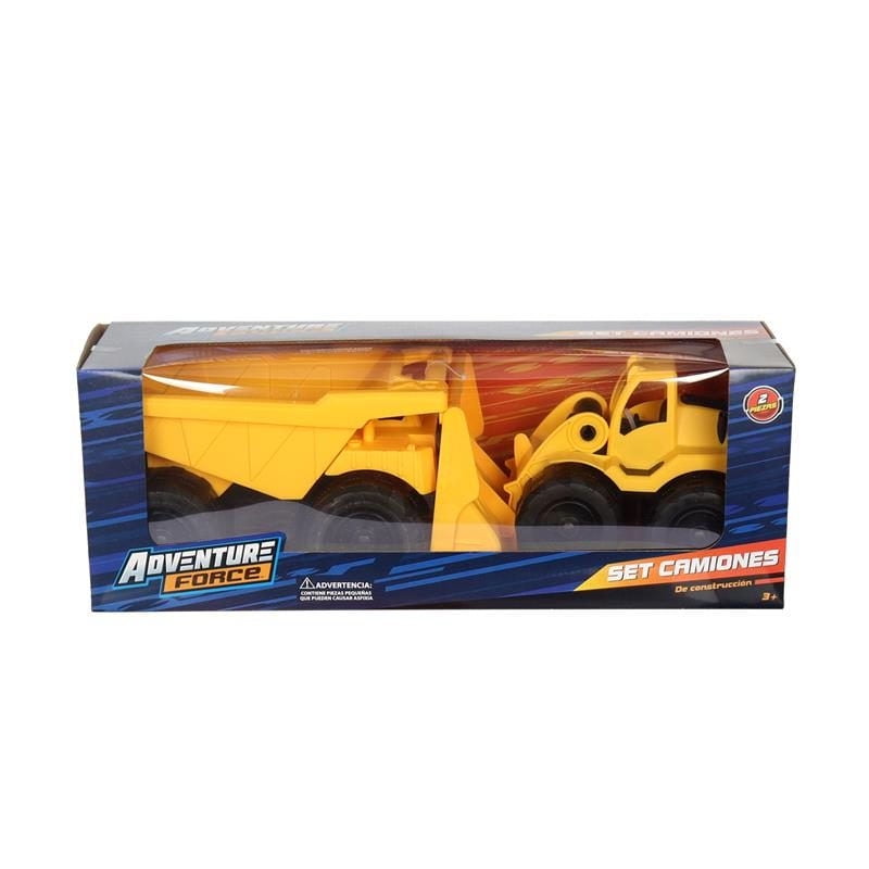 Adventure Force - Set De Excavadora Y Camion Tolva
