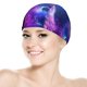 thumbnail image 5 of Lobo galáctico Gorro de Natación de Licra, Gorro de Baño de Tela Cómoda, Gorro Elástico Antideslizante para Hombres, Mujeres y Niños, 5 of 6