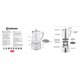 thumbnail image 4 of Cafetera espresso para estufa Cuisinox Roma COF-4R de 4 tazas, acero inoxidable, 4 of 4