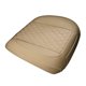 thumbnail image 5 of Asiento De Coche Trasero De Cuero De PU Universal Cubierta Inferior Cojín Cojín Material Suave Frente Beige, 5 of 5
