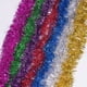 thumbnail image 3 of Xiao Hua Decoración de corona navideña de 9,95 m × 9 cm, azul, retorcida, brillante, para barandilla de escalera, decoración navideña para escaleras, suministros para hacer coronas, 1 pieza, 3 of 3