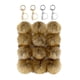 thumbnail image 1 of 10 Unids/lote DIY Pompón De Piel Sintética De Conejo Y Bola De Pompones Para Bolsos B, 1 of 5