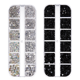 thumbnail image 1 of Diamantes de imitación para decoración de uñas, diamantes de imitación de maquillaje con parte trasera plana de color, 1 of 5