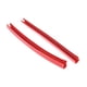 thumbnail image 5 of 2pcs goma longboard patineta protector de cubierta tira nariz cola guardia rojo, 5 of 5