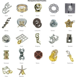 Bepuzzled Enigma Hanayama Cast Metal Rompecabezas Rompecabezas (Nivel 6) Rompecabezas Para Bepuzzled Bepuzzled