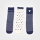 thumbnail image 3 of Calcetines Mujer Tripack Mix Líneas Navy Corona, 3 of 4