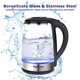 thumbnail image 2 of Hervidor eléctrico TopWit Glass 2.0L 1000W de acero inoxidable sin BPA, 2 of 7